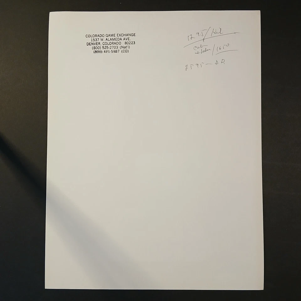 1996 Original Tradewest Ikari Warriors Arcade Game Sales Flyer 8.5 x 11 NM NICE! - Image 2 of 2