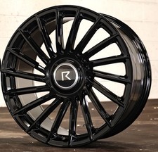 20" Maserati Ghibli 2013-2025 Riviera RF8 Gloss Black 8.5j 10j Alloys X4