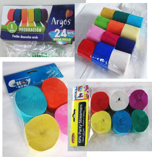 15 Pack Mix Crepe Paper Streamers Roll Birthday Wedding Party Hanging Decoration - Picture 10 of 22