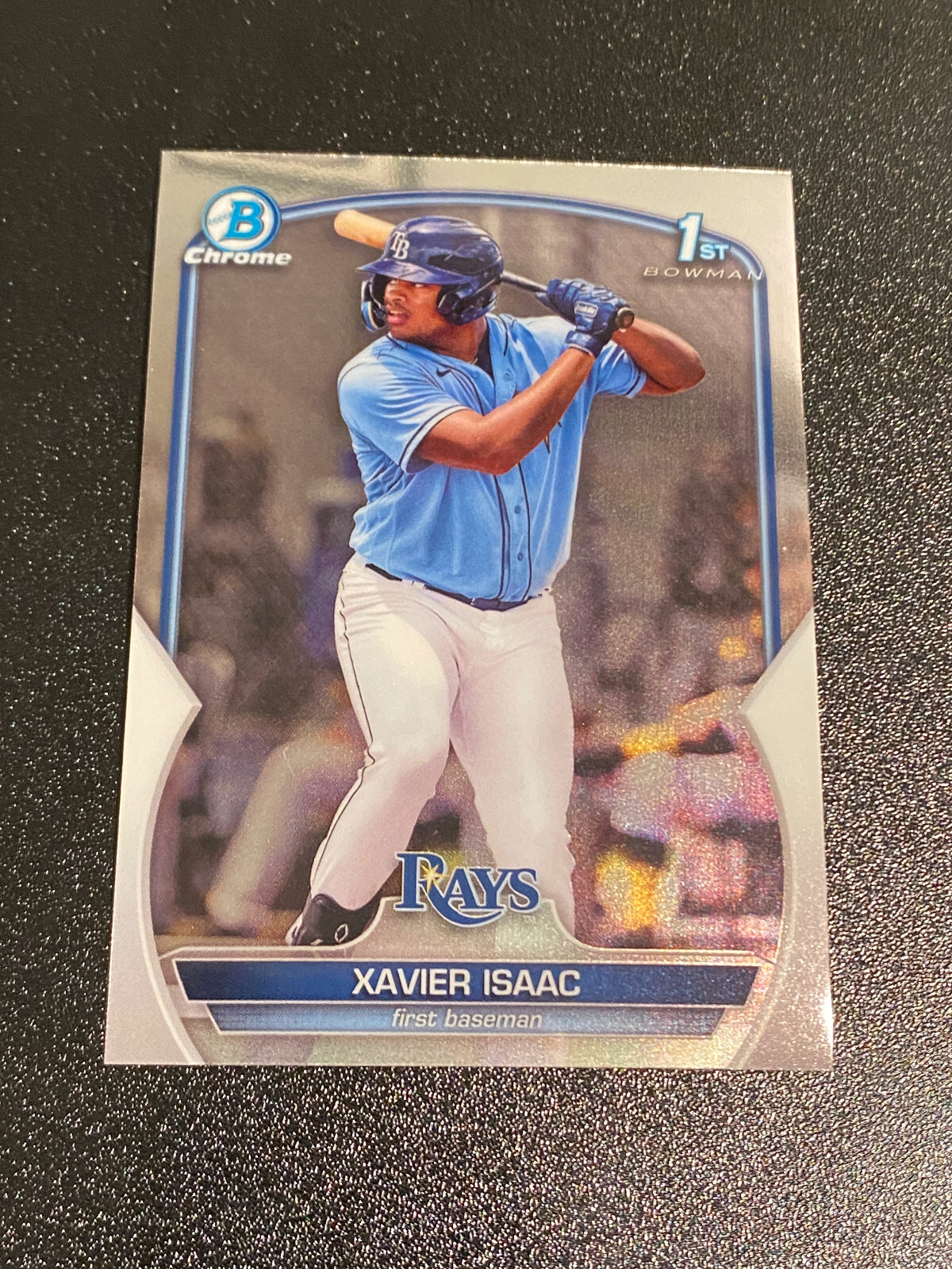 XAVIER ISAAC 2023 BOWMAN CHROME 1st BOWMAN  RAYS  BCP-145