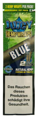 1 x Juicy Jay BLUE Hemp Wraps Flavours aromatisiert (2Stk)