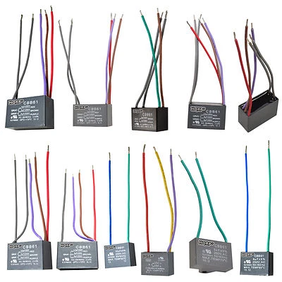 HQRP CBB61 250VAC Replacement Motor Capacitor for Hampton Bay Ceiling Fan (41 Models)