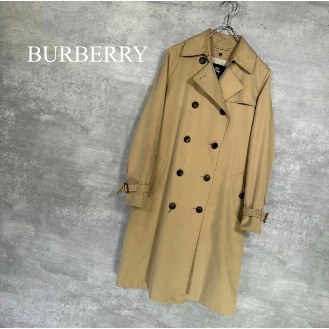 Burberry London Trench Coat Nova Check Beige Cotton Size 38 For Women