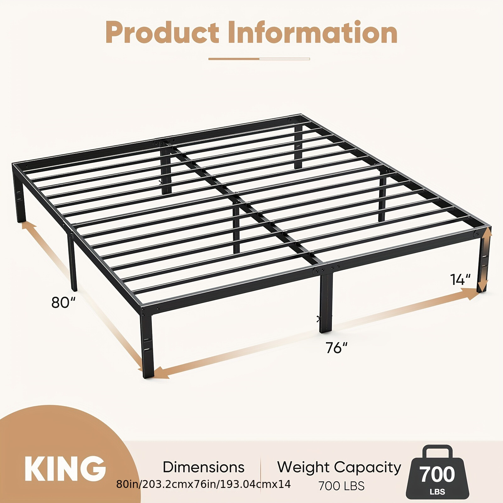 - Sturdy, Spacious & Long-lasting For All Bed Sizes