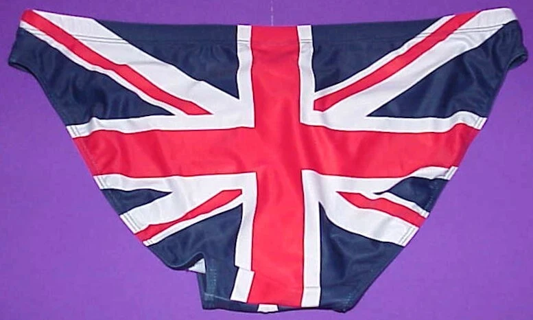 МУЖСКИЕ UK ФЛАГ, КРАСНЫЙ, БЕЛЫЙ И СИНИЙ N/L СОРЕВНОВАНИЯ ПЛАВАТЬ ШОРТЫ ПОДХОДИТ 36 «-40» 2XL - Изображение 3 из 4