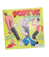 Popeye the Sailorman Board Game King Feature Syndicate Inc Beautiful Condition
