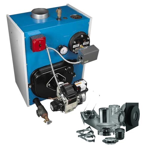 Oil Fired Boiler - Hot Water - Tankless Coil - 175,000 BTU - Thru Wall Vent  Kit | eBay