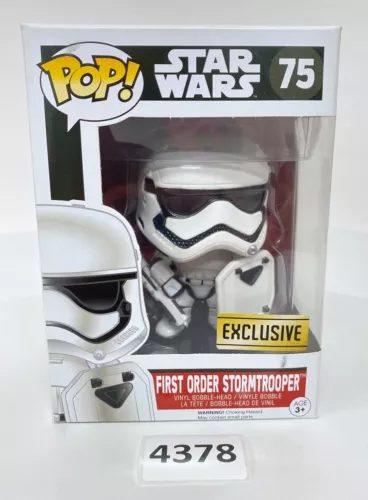 Funko Pop! Star Wars FIRST ORDER STORMTROOPER #75 Vinyl Figure Exclusive