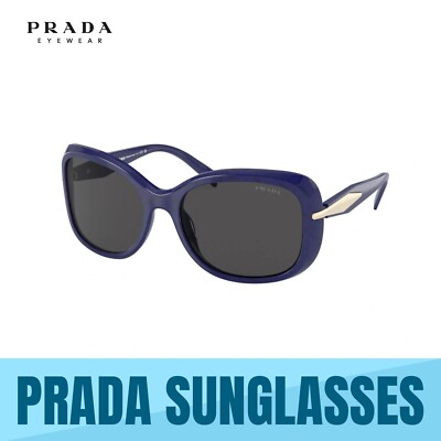 PRADA PR 04ZS 18D5S0 BALTIC MARBLE- DARK GREY LENS  display picture 3