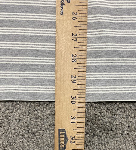 RALPH LAUREN POLO COTTON STRIPE GOLF CASUAL ACTIVE COLLAR SHIRT Gray White XL - Picture 11 of 11