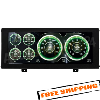 Auto Meter 7000 Invision LCD Dash, Panel Mount, Universal
