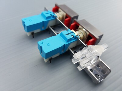 Nintendo NES Power and Reset Switch Assembly with Light Tunnel NEW