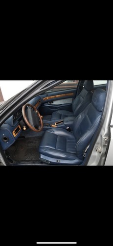 Maserati Biturbo Quattroporte Sitze blau Lederausstattung Innenausstattung