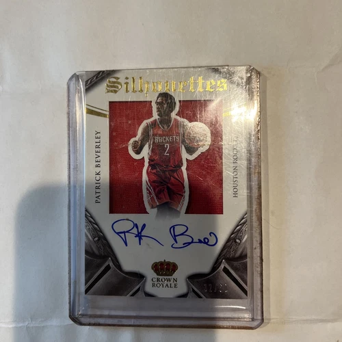 2015 Panini Crown Royale Patrick Beverley Silhouettes Patch/Auto