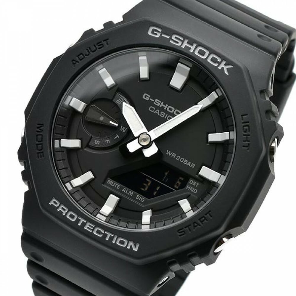 Casio G-SHOCK Carbon Core Guard GA-2100-1AJF Mens Watch Black