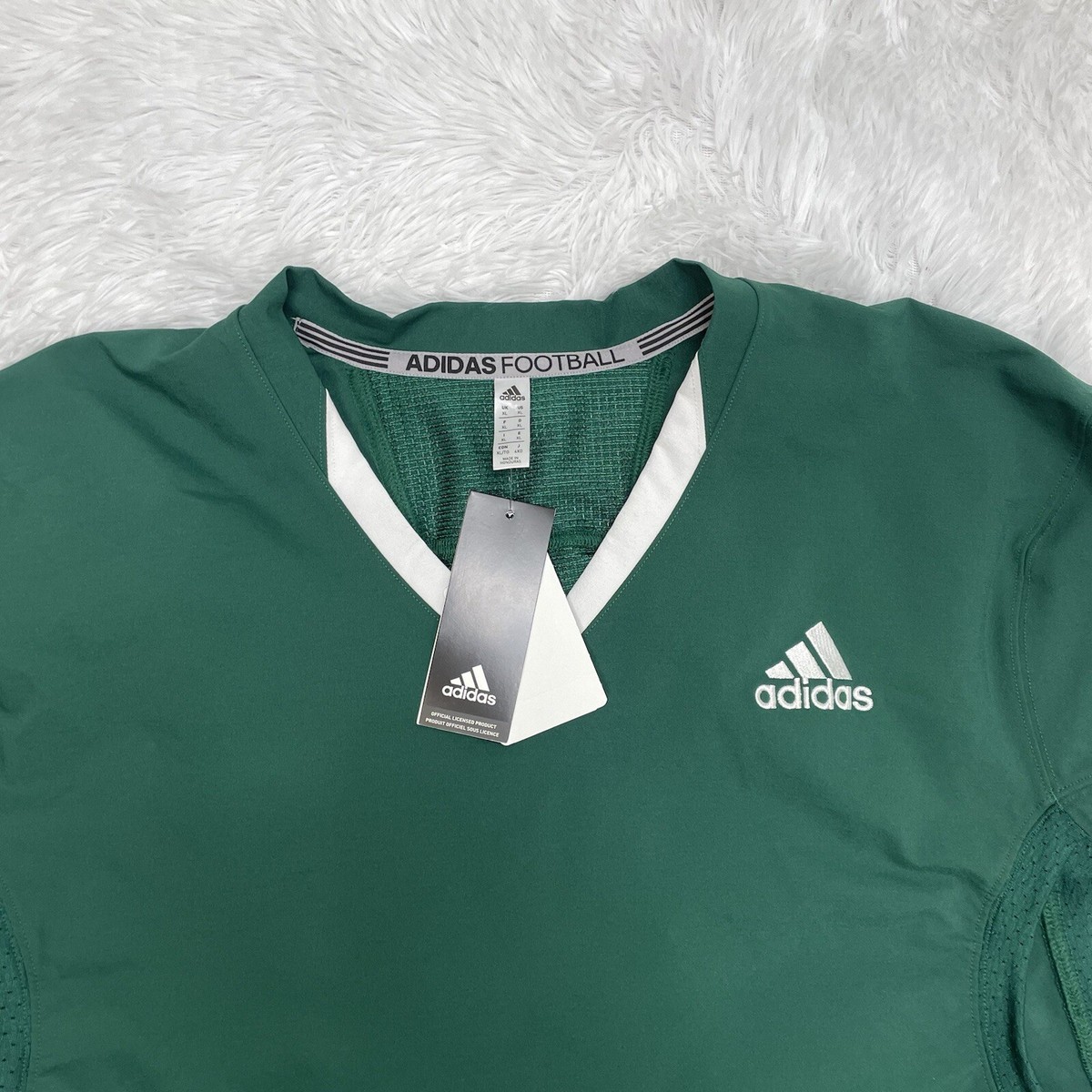 Adidas Woven Football Jersey Mens Size XL Green White New