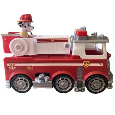 Nickelodeon Paw Patrol Marshall Fire Truck Vehicle & Figure Ultimate Rescue