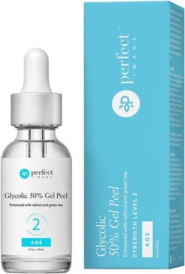 Glycolic Acid 50% Gel Peel - Enhanced with Retinol & Green Tea Extract (Professi