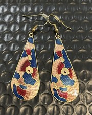 Susan Caplan Vintage - 1980s Floral Embellishment Earrings In Gold Tone