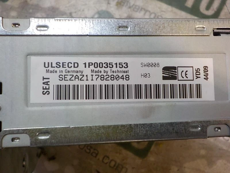 1P0035153 SISTEMA AUDIO / RADIO CD / 1P0035153 / 16025266 PARA SEAT LEON 1P1 1 - Imagen 3 de 4