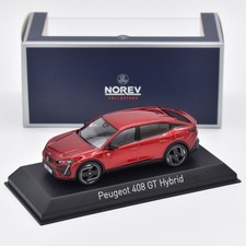 NOREV - PEUGEOT 408 GT Hybrid 2023 Red Elixir - 1/43 - NOREV474811