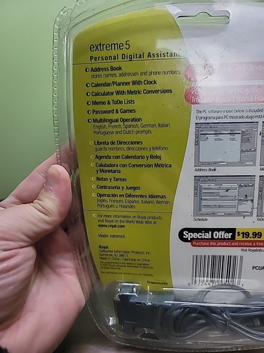 Royal Info To Go Extreme 5 Personal Digital Assistant Translator Calendar PDA - Picture 3 of 18