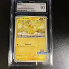 Pikachu 214 Black Star Pokemon 2024 Illustration Contest Promo CGC 10 Gem