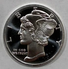 1 oz .999 Fine Silver Round - Mercury Dime FREE SHIPPING!