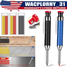 Sturdy Practical Long Mechanical Woodworking Carpenter Pencils with 18 Refills