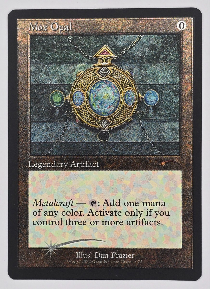 Magic the Gathering Mox Opal Retro Frame Foil Etched Secret Lair