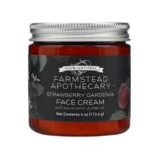 Farmstead Apothecary 100% Natural Anti-Aging Face Cream with Jojoba Oil, 4 oz (S