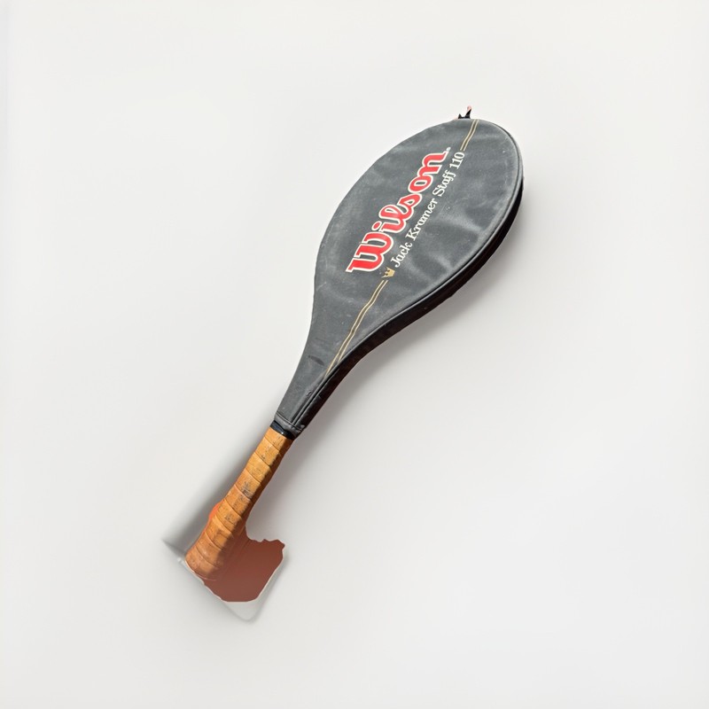Vintage Wilson Jack Kramer Staff 110 Sq In Tennis Racket 4 5/8 Grip PWS Cover