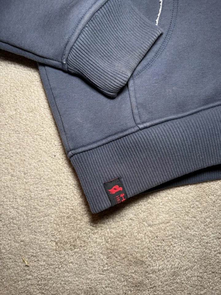 Sudadera con Capucha Grande Y2K 2000s Tony Hawk Cyber Grunge Sherpa Forrada de Vellón con Cremallera Foto 3 de 4