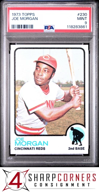 1973 Topps #230 Joe Morgan Reds Hof PSA 9