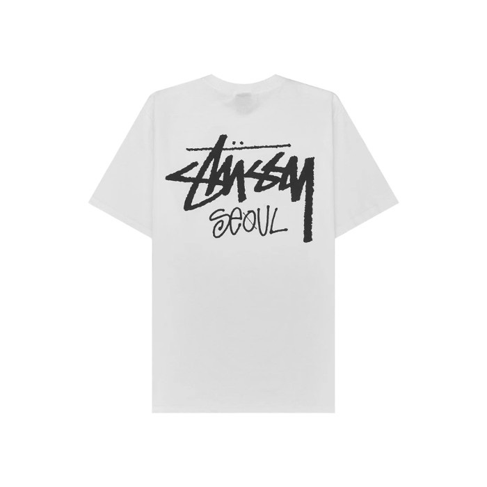 Stussy Stock Seoul T-Shirt White
