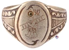 U575 Chimney sweep ladder 800 silver 1942 U-boat WW2 German ring naval submarine