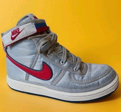 2017 Nike Vandal High Supreme QS Metallic Silver Kids US Size 12C 