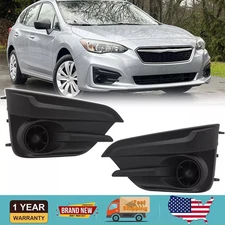 For 2017-2019 Subaru Impreza 2.0L Front Left & Right Bumper Fog Light Lamp Cover