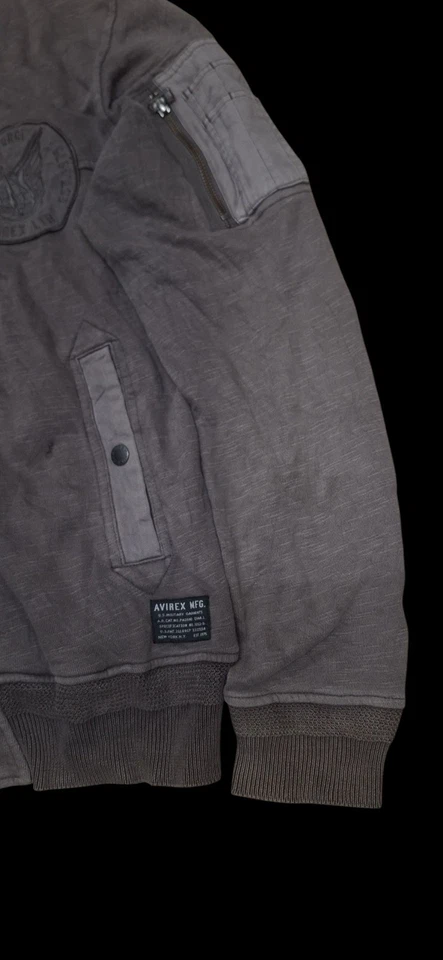 Vintage Avirex Military USAF Sweater Jacket - Image 4 of 4