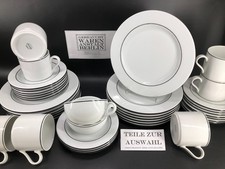 Arzberg Cult Linea Negra➡️TEILE AUSWAHL➡️Porzellan Sieger Design Rand schwarz