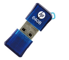 HP V165w 64GB USB 2.0 Pen Drive (Blue)