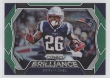 2019 Panini Prizm Brilliance Green Prizm Sony Michel #B-SM jn1