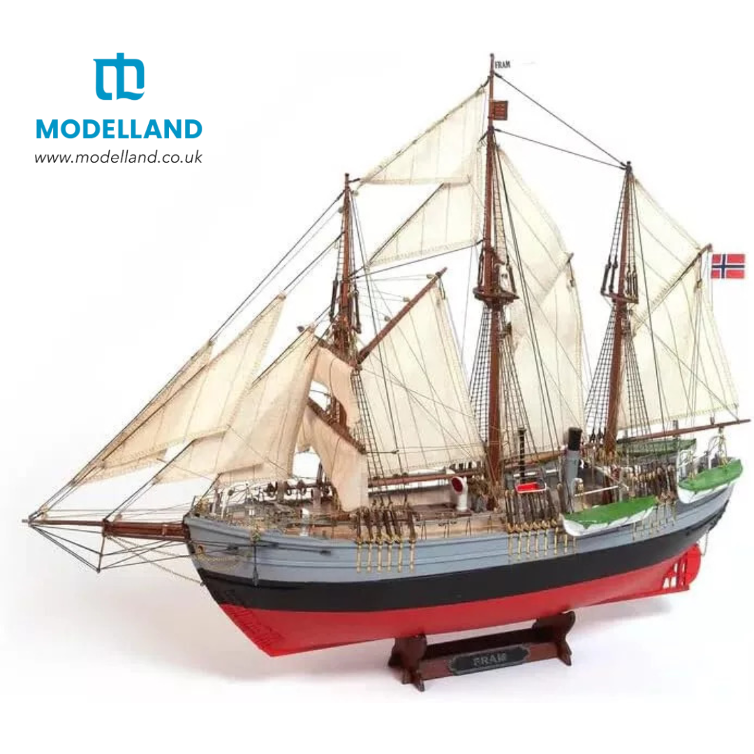 OcCre 12011 Fram Polar Ship Model Kit 1:85 Scale Wooden w/Sails & Metal Parts