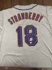 Darryl Strawberry Signed New York Gray Baseball Jersey
