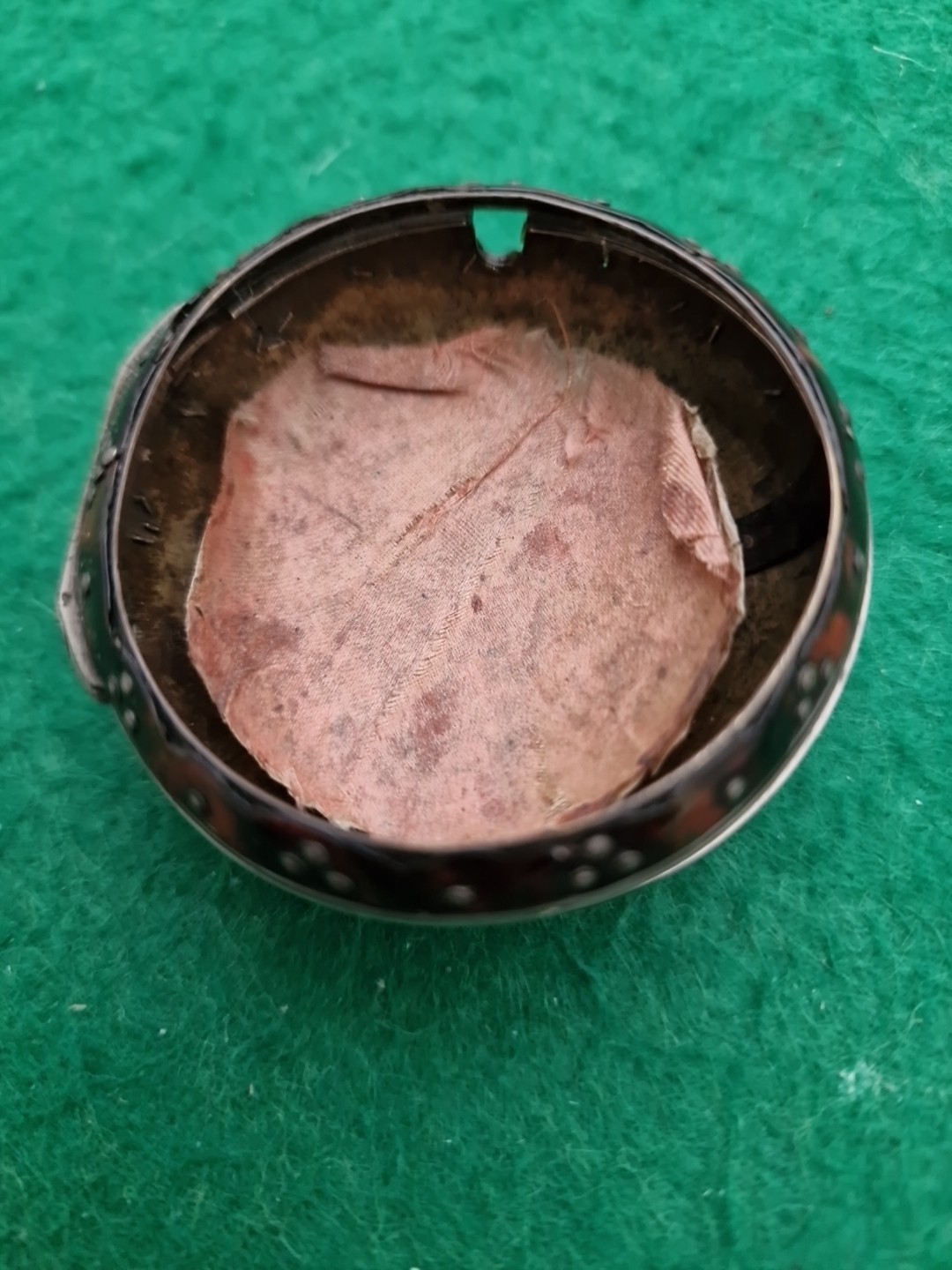 Silver and Shell Pocket Watch Outer Case. Good Co… - image 2