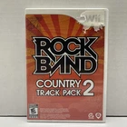 Rock Band: Country Track Pack Vol. 2 Nintendo Wii, 2009 Tested And Authentic CIB