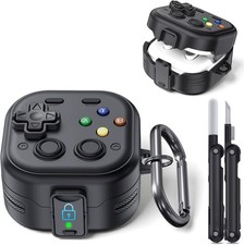 Secure Lock Case for Galaxy Buds 4 Pro Case and Buds 4 Case, Black