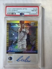 2020 Panini Contenders Optic Contenders Autographs Luka Dončić Gold Prizm /10 