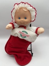 Vintage 1991 Fisher Price Puffalump Kids Soft Christmas Doll And Red Stocking