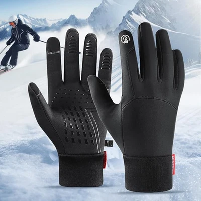 ONESAVE Men Women Thermal Winter Gloves Waterproof Windproof Touch Screen Warm Gloves